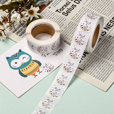 1 Inch Thank You Stickers DIY-G013-A06-1