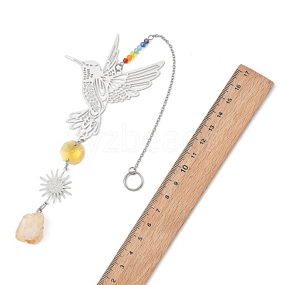 201 Stainless Steel Bird Suncatcher HJEW-JM04875-01-1