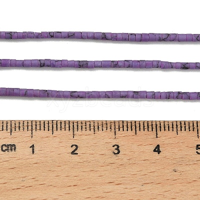 Dyed Synthetic Turquoise Beads Strands G-P594-01A-03-1