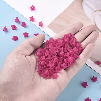 Transparent Acrylic Beads X-PL554-04-1