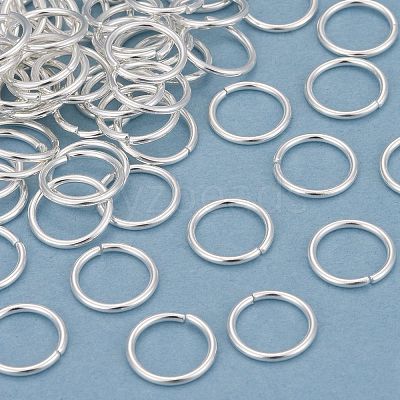 Rack Plating Brass Open Jump Rings KK-O139-18R-S-1