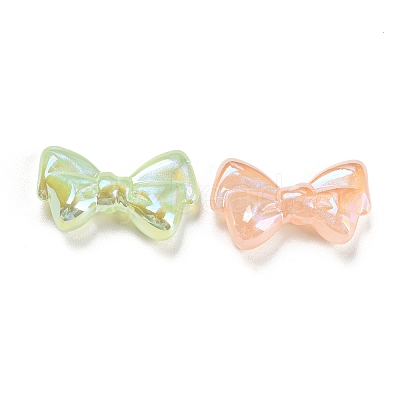 Iridescent Plating Acrylic Beads MACR-K353-26-1