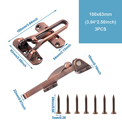 Zinc Alloy Swing Bar Door Lock LS-SW-TAC0002-01D-1