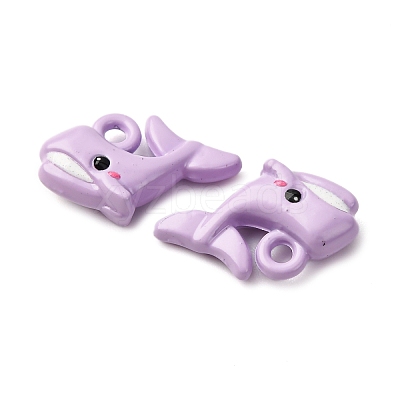 Baking Paint Alloy Pendants FIND-G097-01D-1