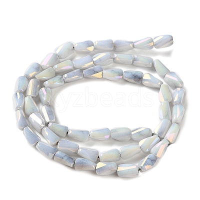 Ombre Effect Dyed Glass Beads Strands GLAA-I059-01H-1