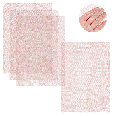 Brass Mesh Screen Sheets AJEW-WH0695-057-1