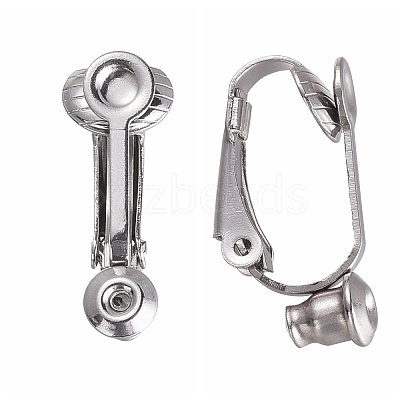 Brass Clip on Earring Converter X-KK-Q115-N-1