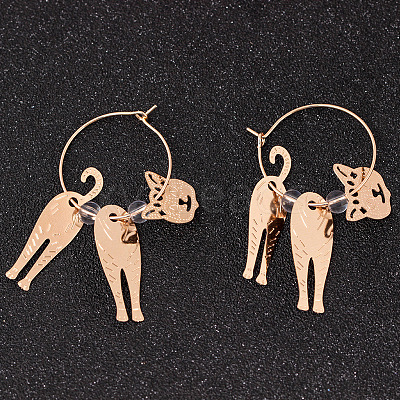 Alloy Hoop Earrings WG92327-01-1