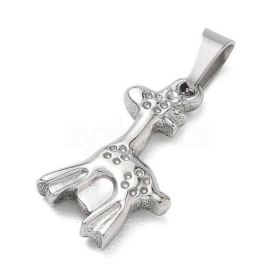304 Stainless Steel Pendants STAS-B141-01A-P-1