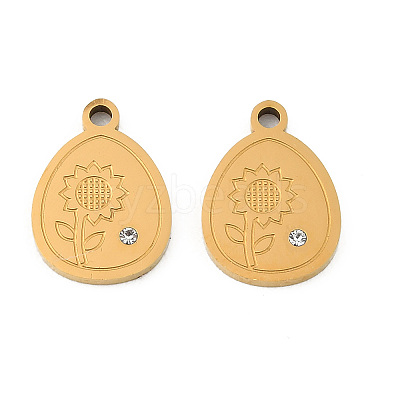 304 Stainless Steel Pendants LS-STAS-D215-05G-1