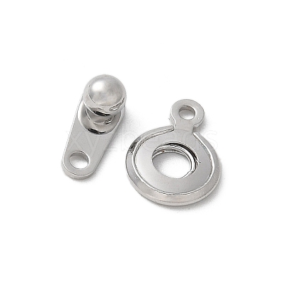 Brass Snap Clasps KK-U052-25P-1