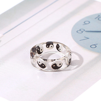 Transparent Resin Finger Rings WG0FCEE-10-1