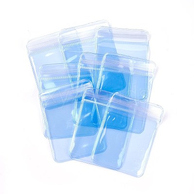 Rectangle PVC Resealable Packaging Bags OPP-R005-10x15-1