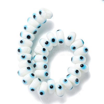 Handmade Evil Eye Lampwork Beads LAMP-F021-01H-1
