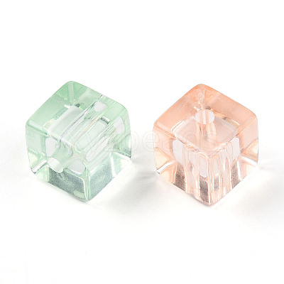 Transparent Acrylic Beads TACR-N019-01-1