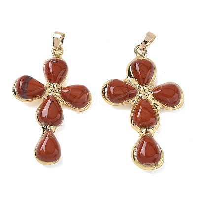 Natural Red Jasper Pendants GG-CBA9F30-02G-12-1