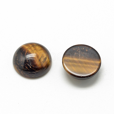 Natural Tiger Eye Cabochons G-R416-20mm-35-1