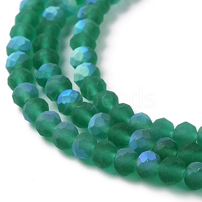 Transparent Glass Beads Strands EGLA-A044-T1mm-MB18-1