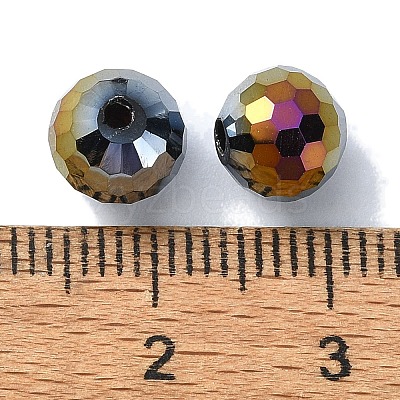 AB Color Plated Glass Beads EGLA-P059-02A-AB28-1