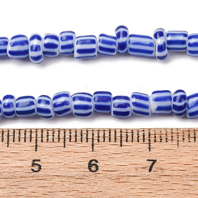 Handmade Lampwork Beads Strands BLOW-K001-01B-14-1