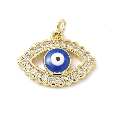 Brass Micro Pave Cubic Zirconia Pendants LS-KK-H255-02B-G01-1