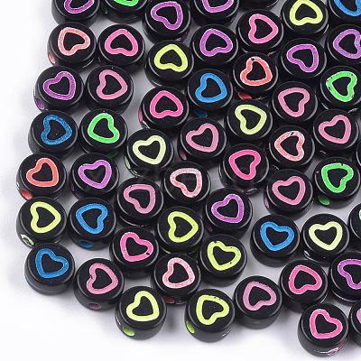 Craft Style Acrylic Beads X-MACR-T023-24C-1