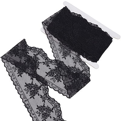 5Yards Polyester Fringe Lace Trim OCOR-CY0003-95A-1