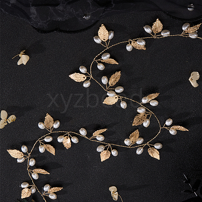 Alloy Flexible Hair Accessories PALLOY-WH20816-001G-1