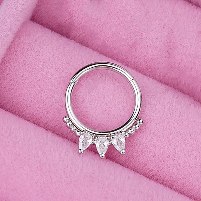 316L Stainless Steel Hoop Nose Rings WGEE114-13-1