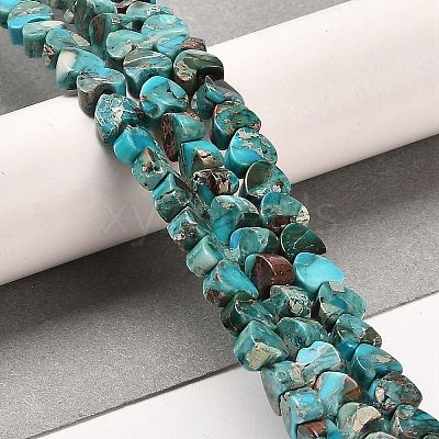 Synthetic Regalite/Imperial Jasper/Sea Sediment Jasper Beads Strands G-F765-D06-01-1