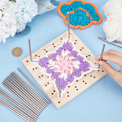 Wood Crochet Blocking Board DIY-BC0006-37-1