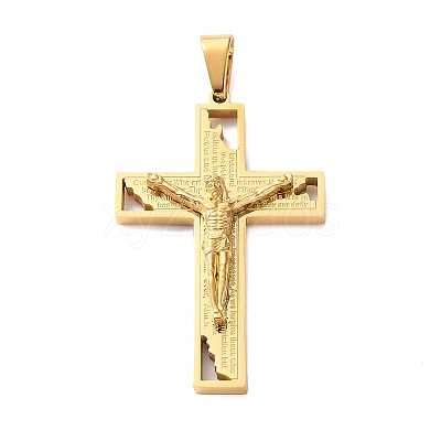 Easter 304 Stainless Steel Pendants STAS-E527-02G-1
