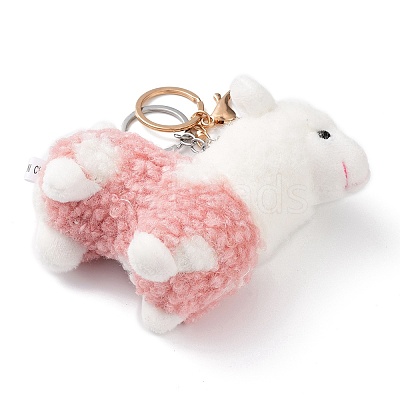 Cute Alpaca Cotton Keychain LS-KEYC-A012-02A-1