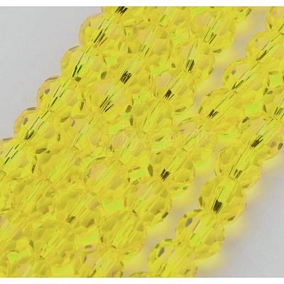 Transparent Glass Bead Strands GLAA-G013-10mm-68-1
