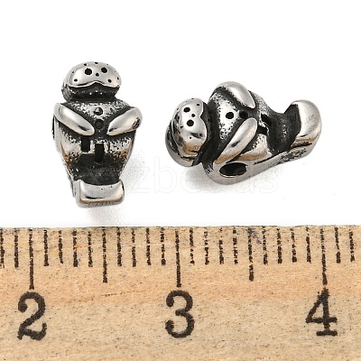 Animal 304 Stainless Steel Beads STAS-E214-11AS-11-1
