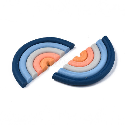 Handmade Polymer Clay Cabochons CLAY-N010-030-02-1