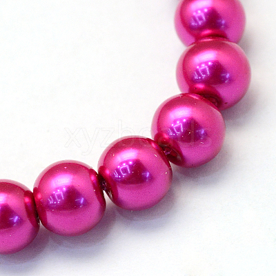 Baking Paint Glass Pearl Bead Strands HY-Q003-3mm-17-1