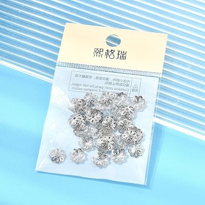 SHEGRACE Brass Beads Caps XGRPCU289-284P-1