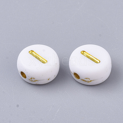 Plating Acrylic Beads PACR-R242-01I-1