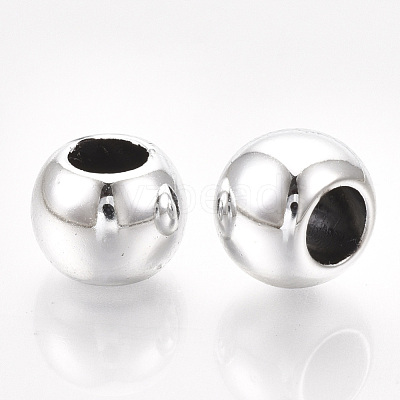 UV Plating ABS Plastic European Beads CCB-S162-28H-04-1