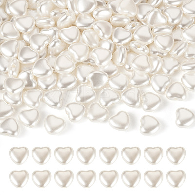 200Pcs ABS Imitation Pearl Beads OACR-TA0003-84A-1