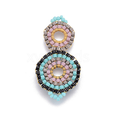 MIYUKI & TOHO Handmade Japanese Seed Beads Links SEED-A027-G18-1