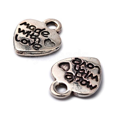 Ideas for Valentines Day Gifts Tibetan Style Alloy Pendants LS-LF0004Y-NF-1