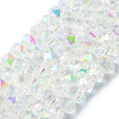 Electroplate Glass Beads X-EGLA-L018-B-AB04-1