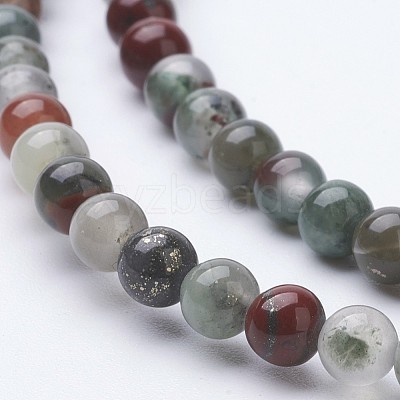 Natural Jasper Bead Strands G-P226-02-4mm-1