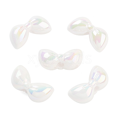 UV Plating Acrylic European Beads OACR-S142-04C-1