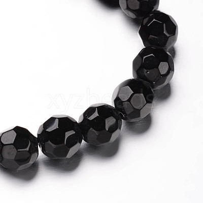 Faceted(32 Facets) Round Glass Bead Strands GLAA-M031-02-6mm-1