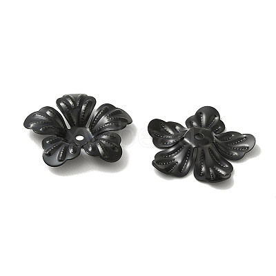 304 Stainless Steel Bead Caps X-STAS-P363-06EB-1
