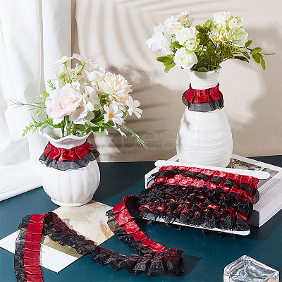 7.5 Yards Double Polyester Lace Trim for Sewing Decoration OCOR-HY0001-51D-1