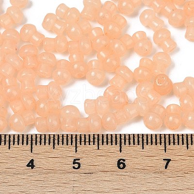 Transparent Colours Glass Seed Beads SEED-R001-01G-1